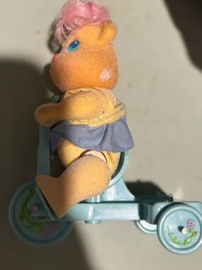 1991 Tyco Hopsy Bitsy Bear Scoot-A-Bear on Tricycle Vintage Mini Doll